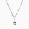 Jenny Bird Heart Chain in Silver