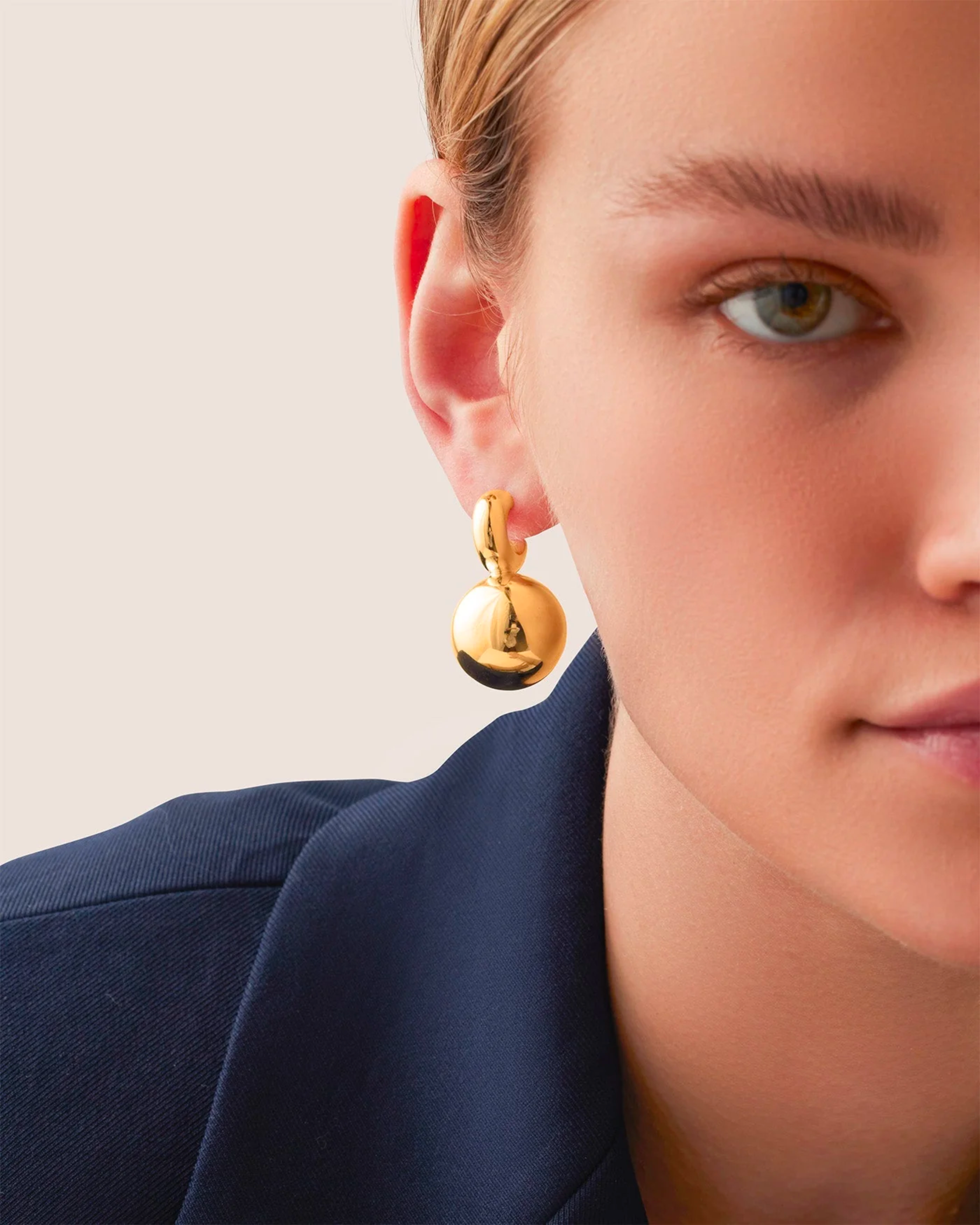 Jenny Bird Lyra Earrings in Gold