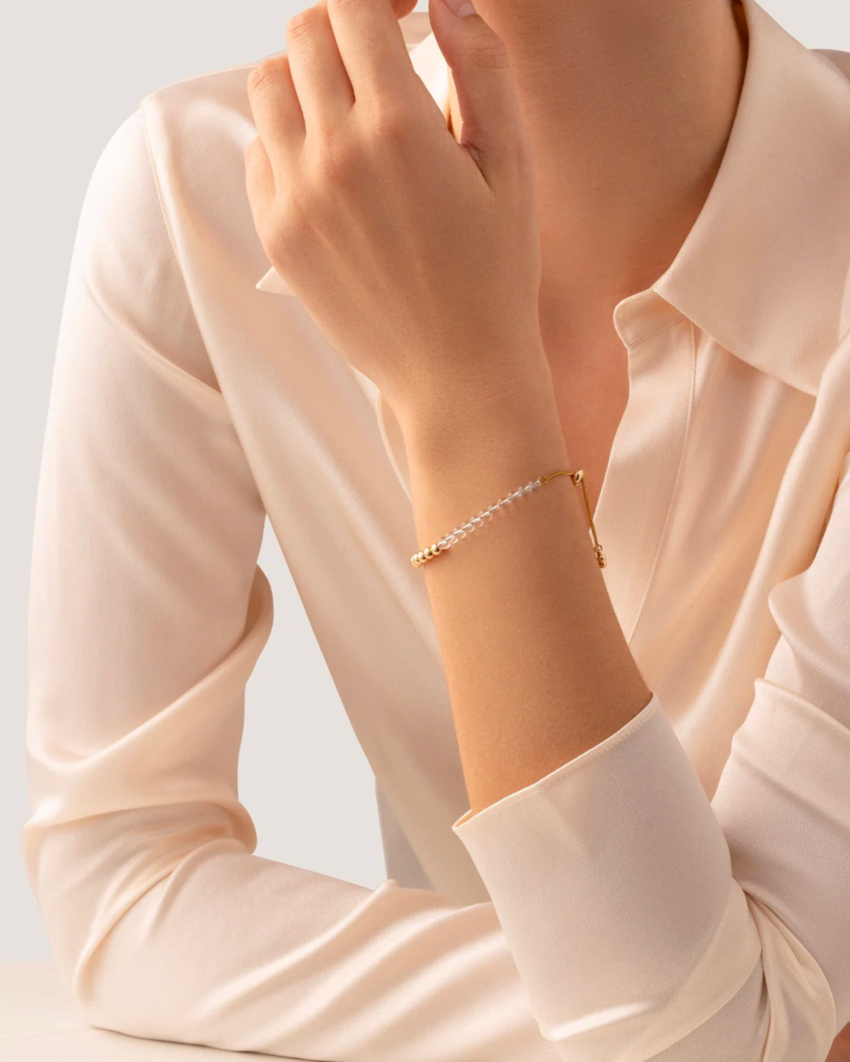 Jenny Bird Pia Bracelet in Gold and Clear