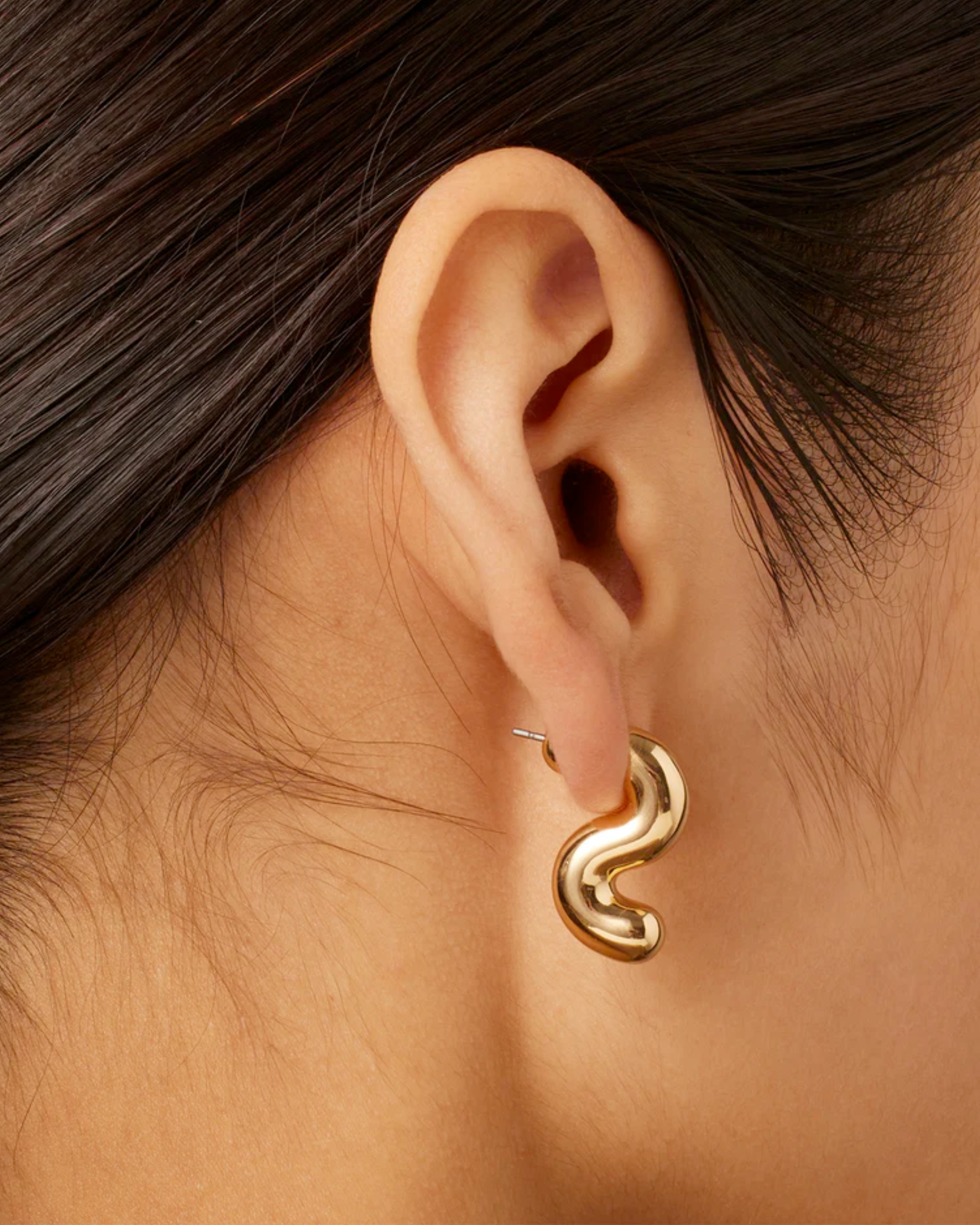Jenny Bird Small Ola Earrings in Gold