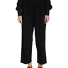 Les Tien Penny Pleat Front Pant in Black