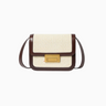 Loeffler Randall Desi Crossbody in Espresso/Cream