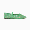 Loeffler Randall Leonie Ballet Flat in Kelly Green