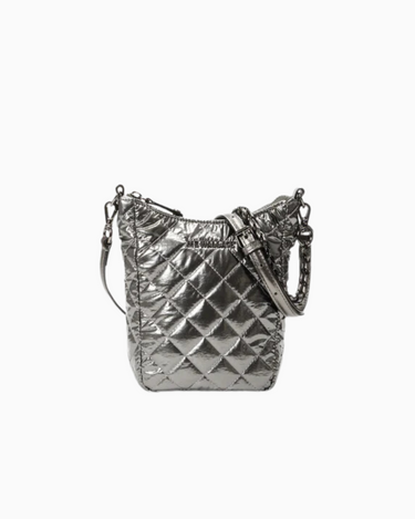 MZ Wallace Crosby Go Bag in Pewter Metallic