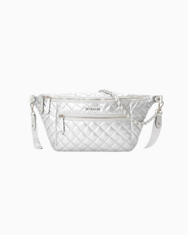 MZ Wallace Crosby Sling in Matte Silver