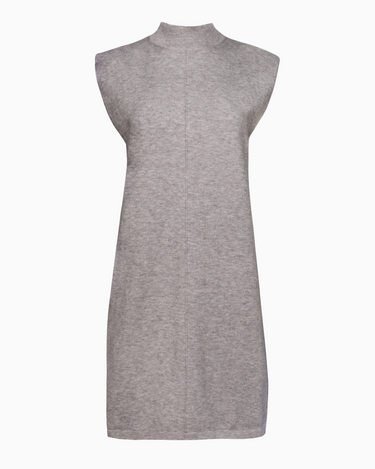 Mock Neck Sleeveless Dress