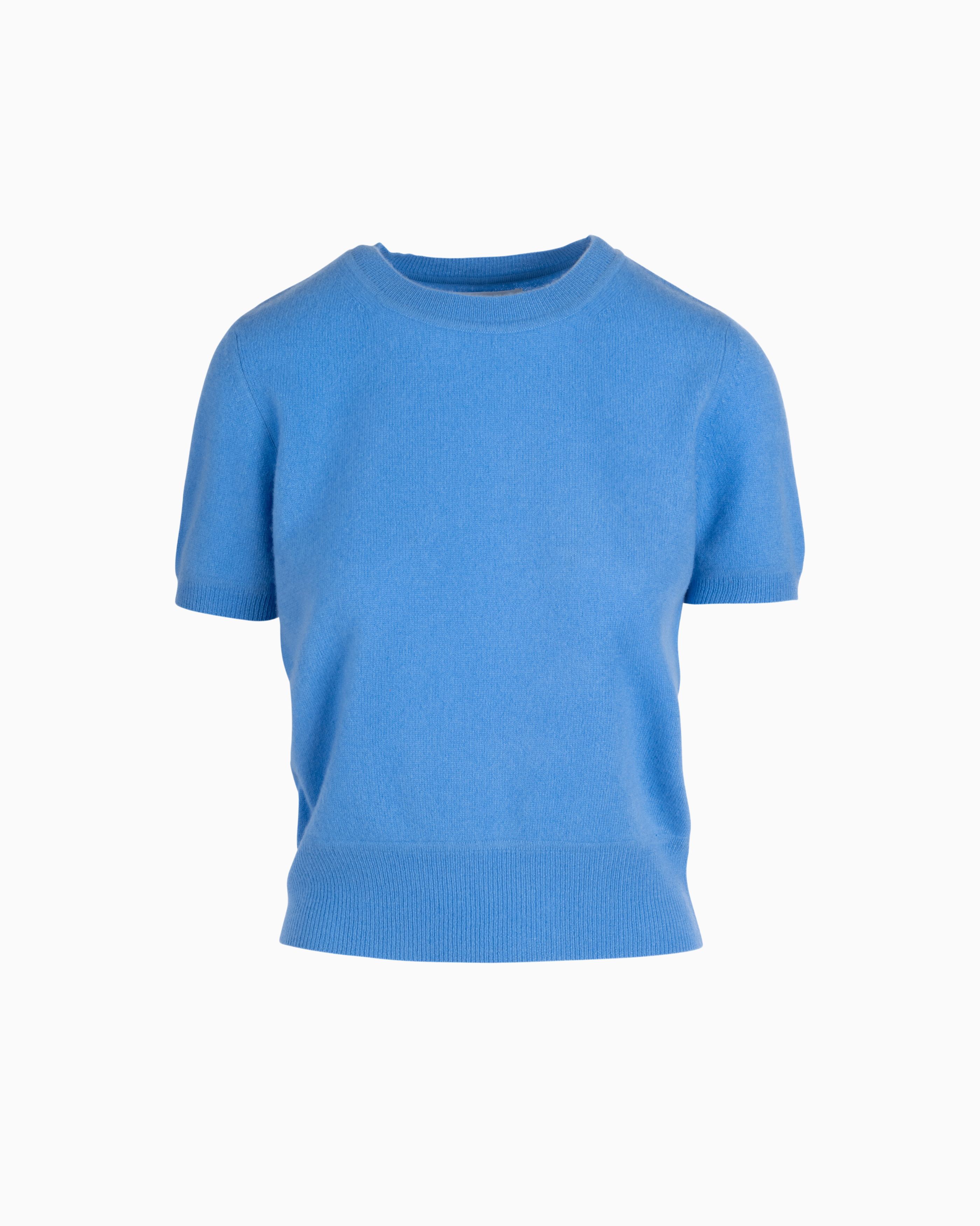 Naadam Cropped Cashmere Pullover in Sky