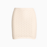 Naadam Pima Cotton Mini Skirt in Ivory