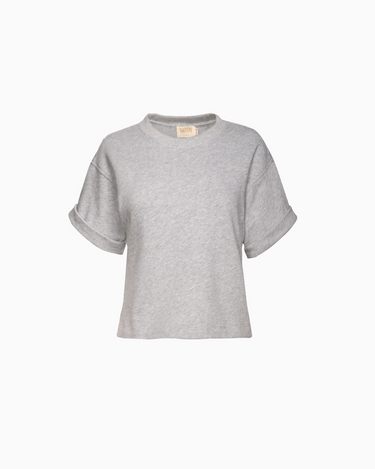 Nation Bane Sweatshirt Tee in Heather Grey