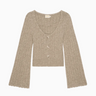 Nation Berenice Round Neck Sweater in Oatmeal Heather