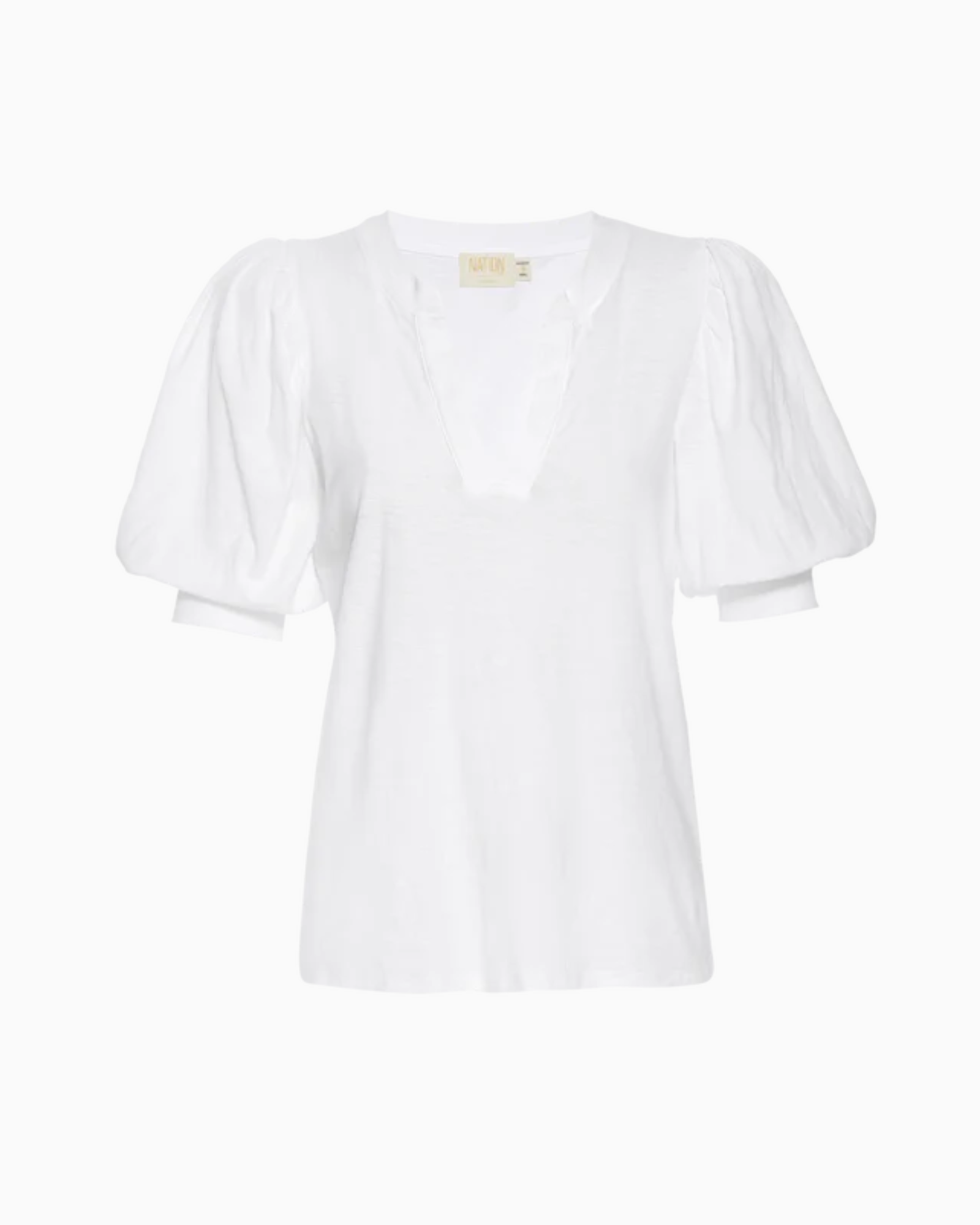 Nation Lou Peasant Top in White