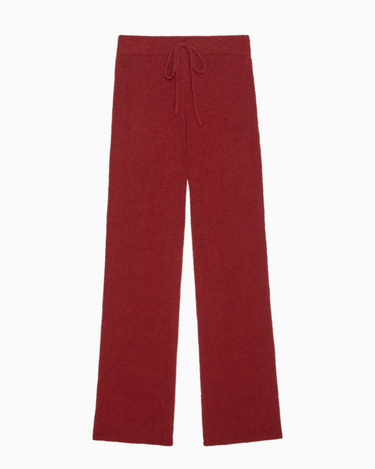 Nation Rachelle Cozy Ribbed Pant in Danish Red