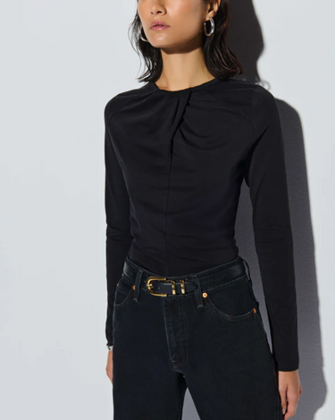 Nation Rosalind Top in Black