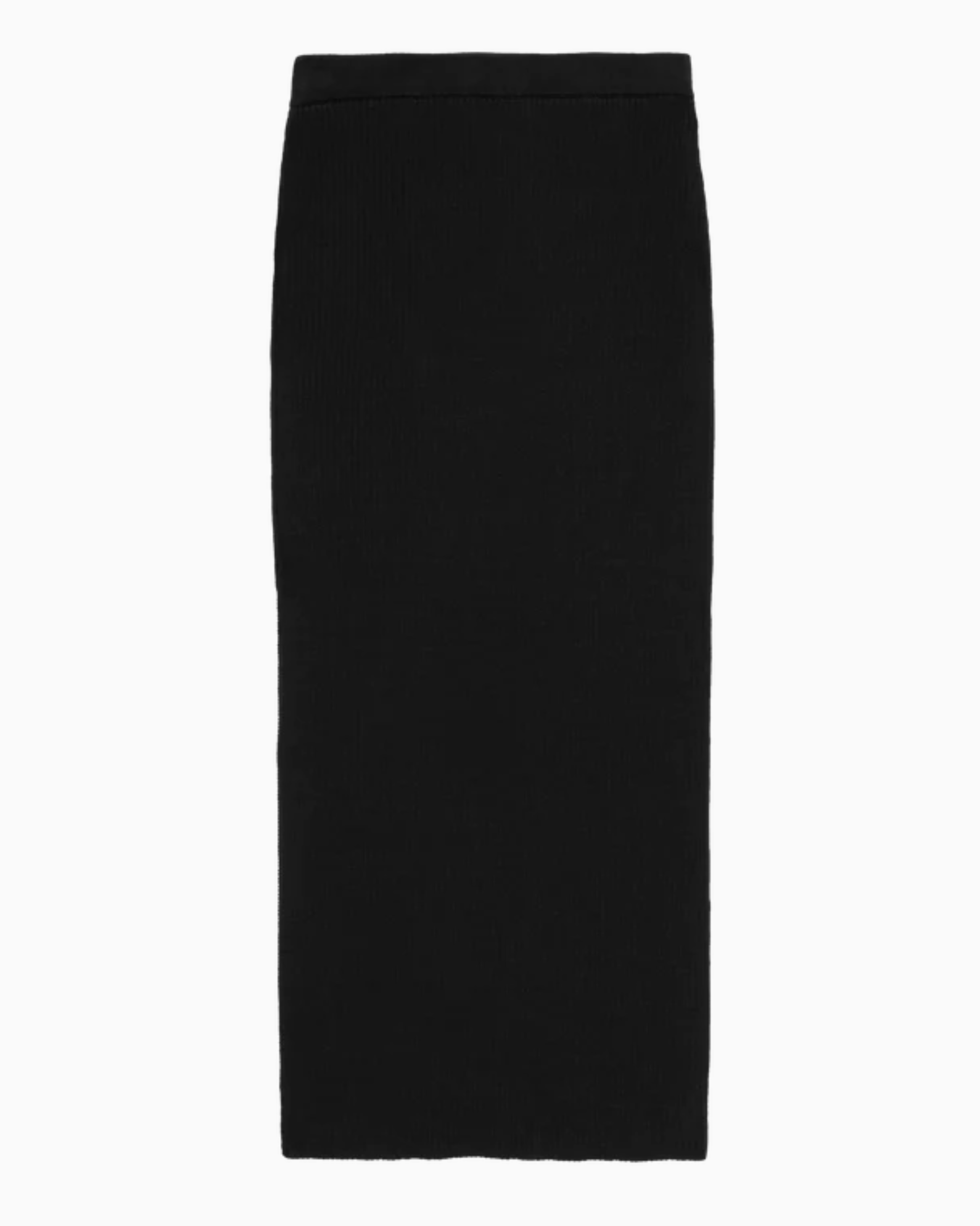 Nation Zion Maxi Skirt with Side Slit in Black