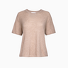 One Grey Day Sloane Cashmere Tee in Stone