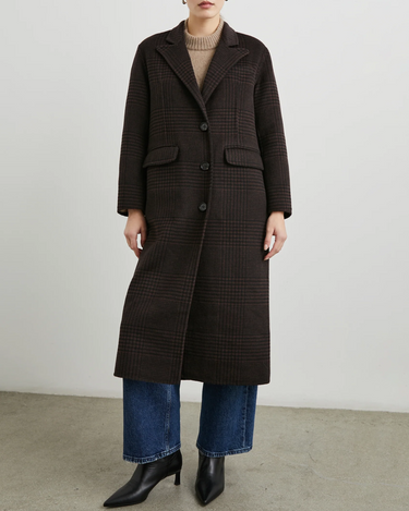 Rails Gallery Jacket in Espresso Houndstooth