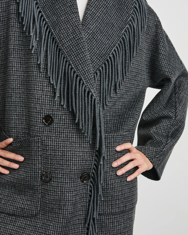 Rails Hugo Jacket in Charcoal Check