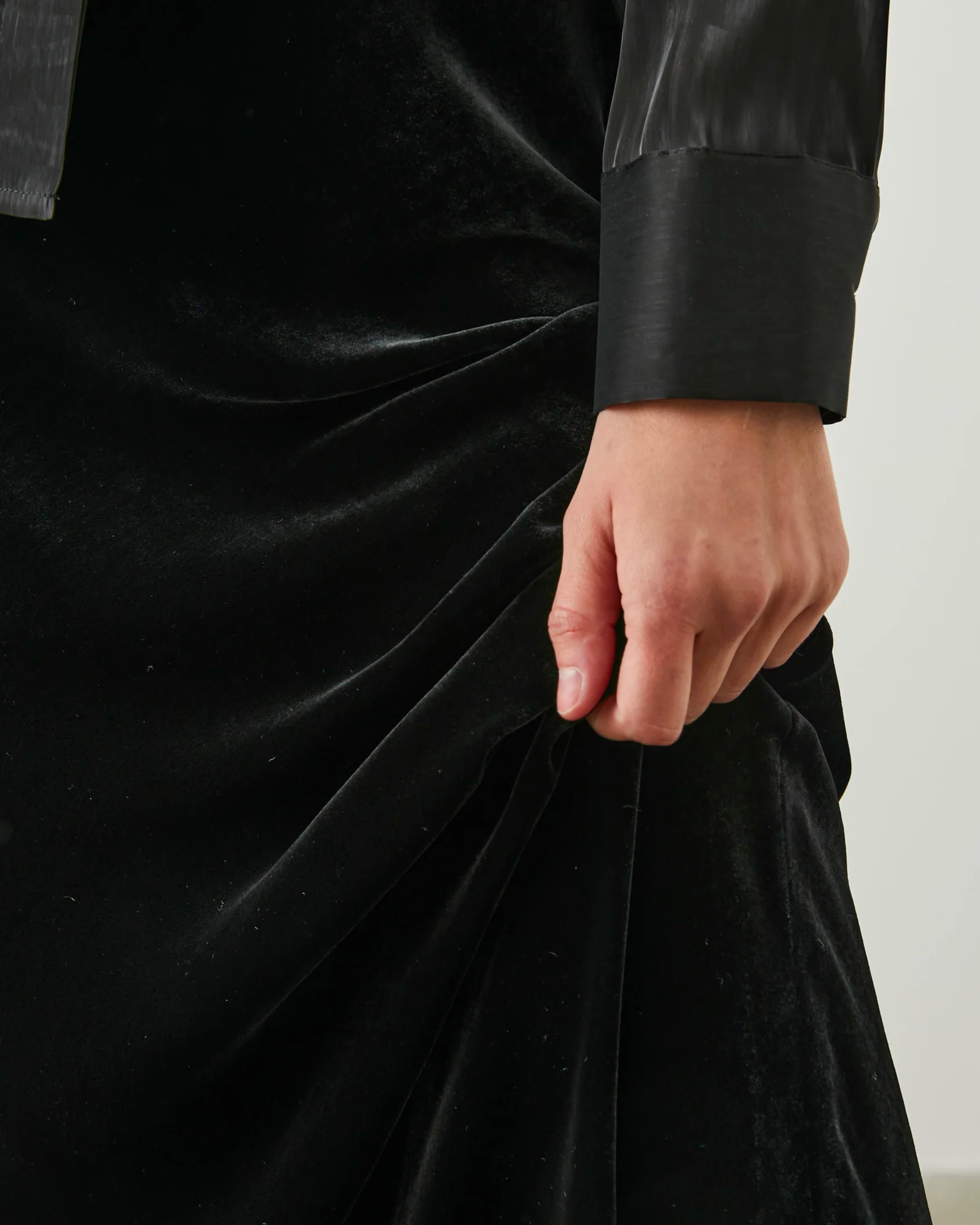 Rails Leia Skirt in Black Velvet