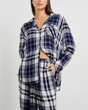 Rails Luna Pajama Set in Lake Blue Cloud