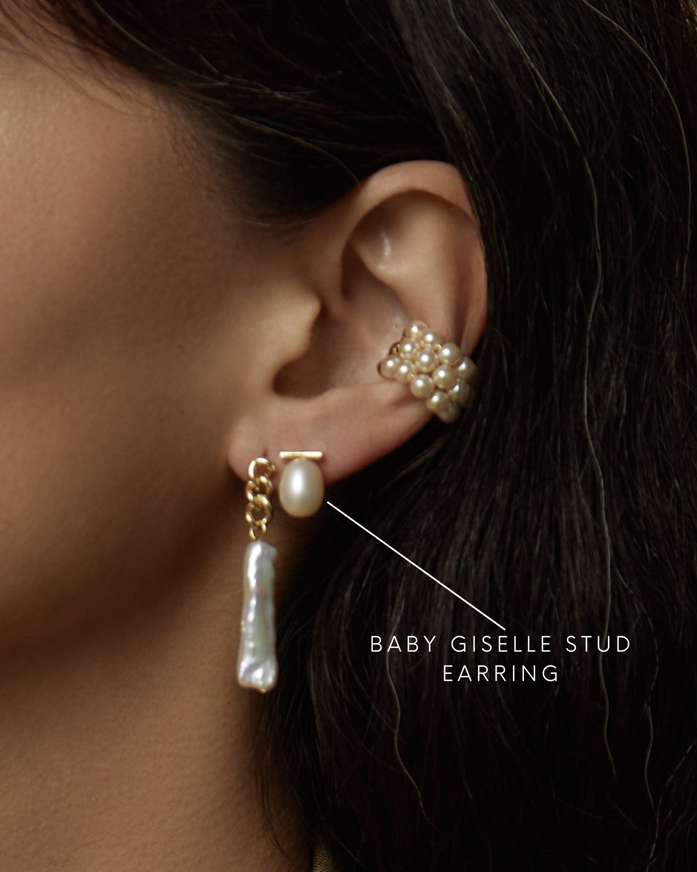 Shashi Baby Giselle Stud Earring