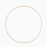 Shashi Bezel Tennis Necklace in Gold