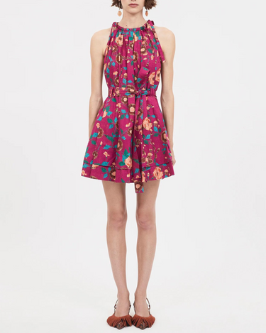 Ulla Johnson Brienne Dress in Ruby Flora