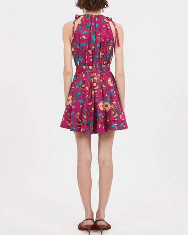 Ulla Johnson Brienne Dress in Ruby Flora