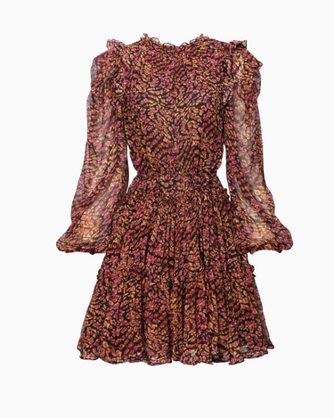 Ulla Johnson Gaelle Dress in Pomegranate