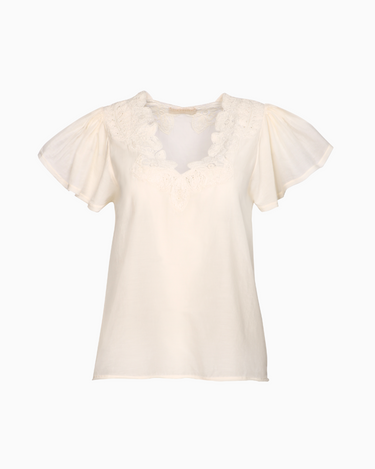 Ulla Johnson Lucien Top in Pristine