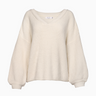 V Neck Sweater in Cream