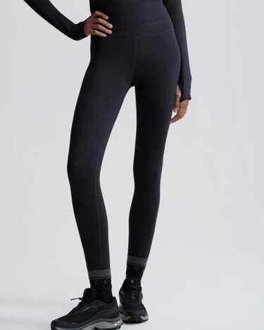 Varley Always Warm Legging in Black Marl