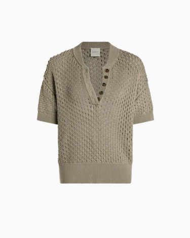 Varley Eaton Knit Top in Seagrass