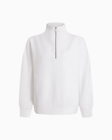 Varley Hawley Half Zip in White