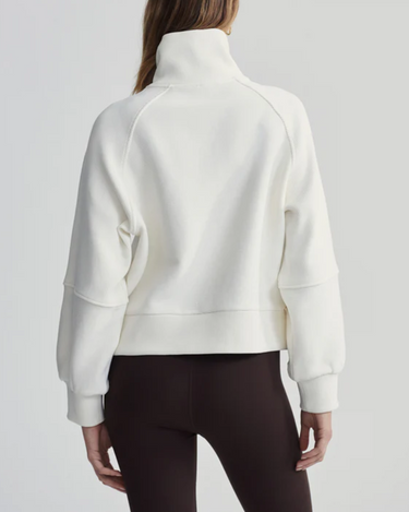 Varley Milano Half Zip Sweatshirt in Ivory