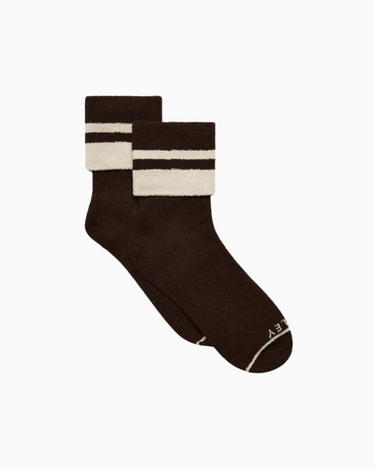 Varley Preston Sock in Coffee Bean