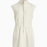 Varley Rosannah Zip Dress in Egret