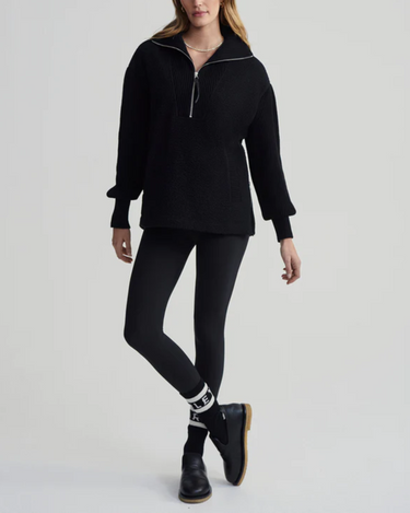 Varley Theresa Half Zip Fleece in Black