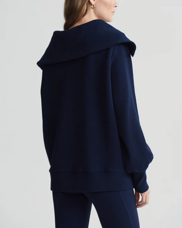 Varley Vine Half Zip in Dark Sapphire