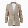 Veronica Beard Battista Dickey Jacket in Ecru Ochre