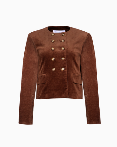 Veronica Beard Bentley Jacket in Dark Cocoa