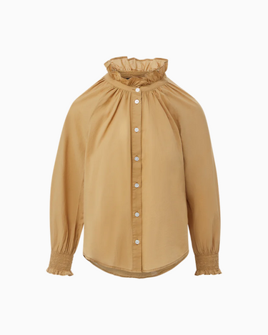 Veronica Beard Calisto Shirt in Khaki