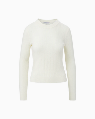 Veronica Beard Cheval Pullover in Ivory