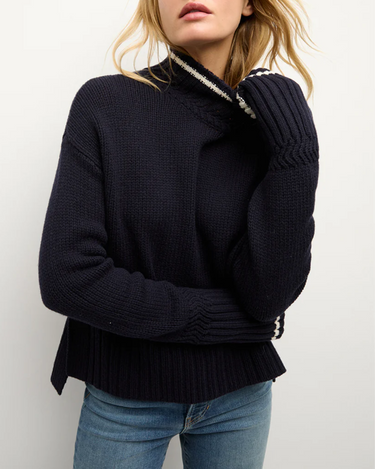 Veronica Beard Lancetti Sweater in Navy 