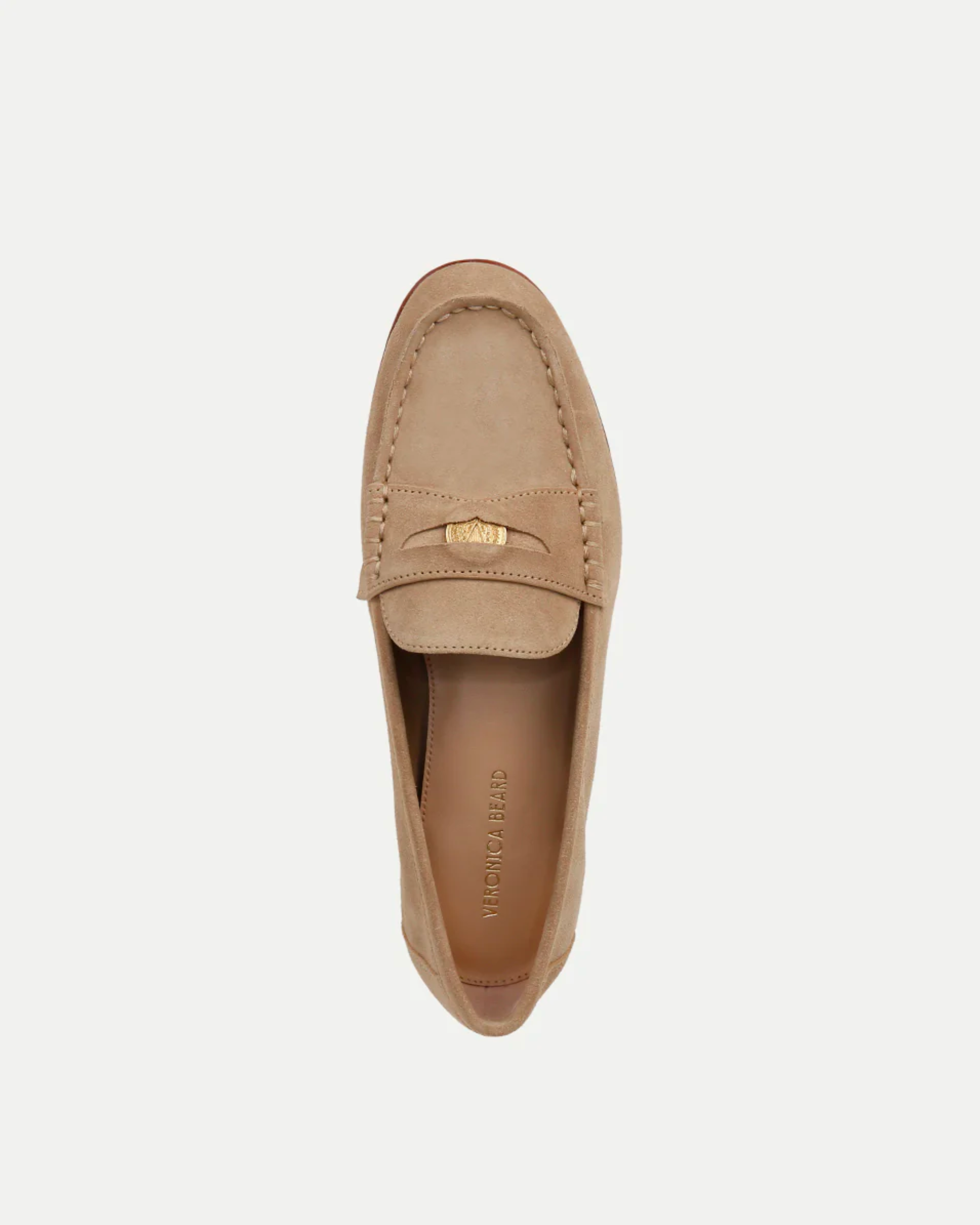 Veronica Beard Penny Loafer in Sand