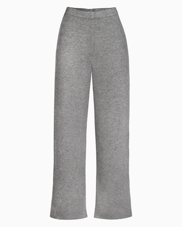 Vince Cozy Wide Leg Pant in Dark Heather Grey