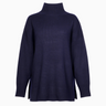 Vince Dropped Shoulder Turtle Neck Sweater in Coastal