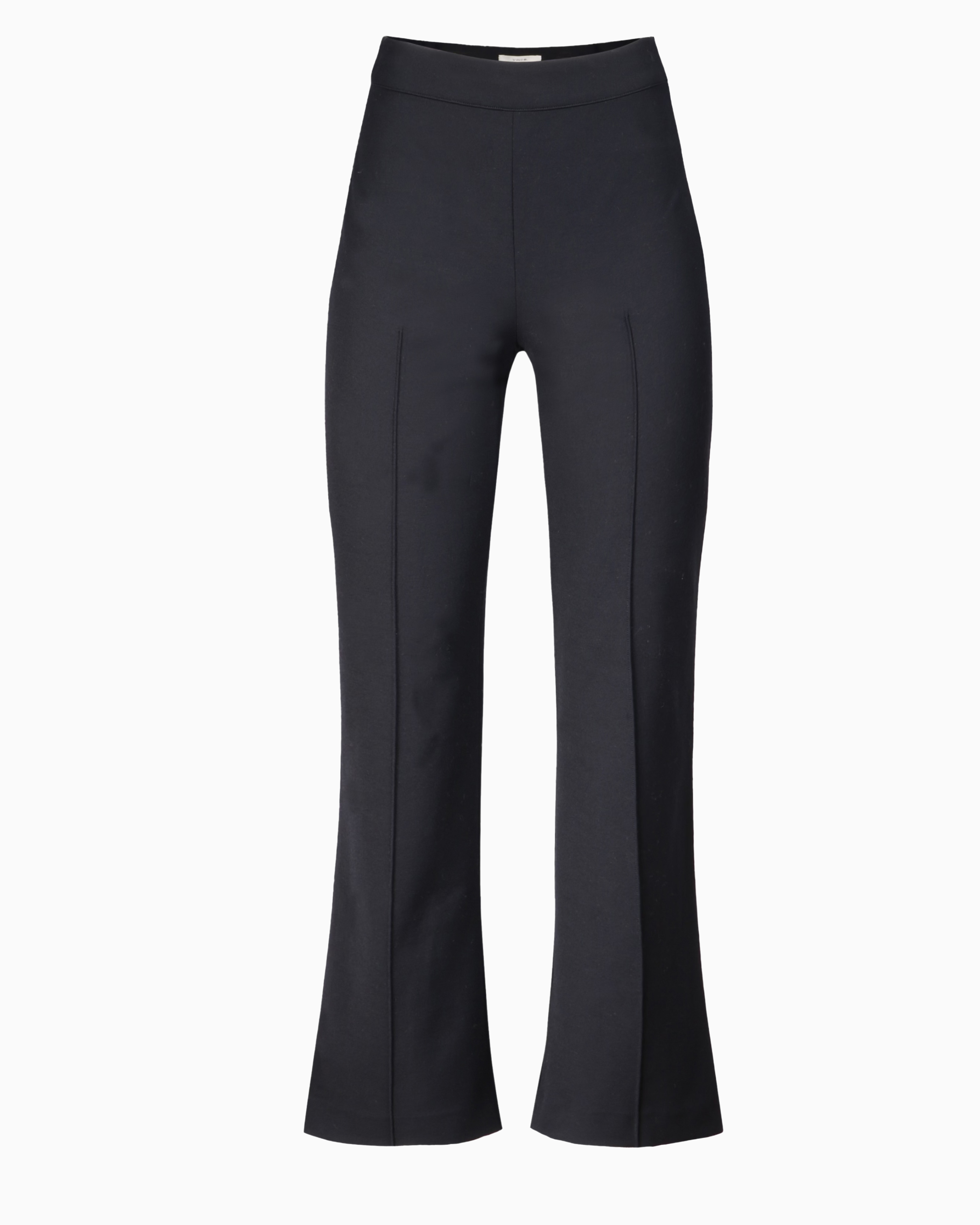 Vince Mid Rise Pintuck Crop Flare Pant in Coastal