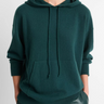 Vince Oversized Sweater Hoodie in Juniper