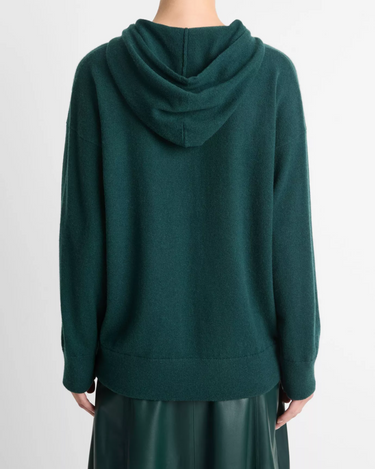 Vince Oversized Sweater Hoodie in Juniper