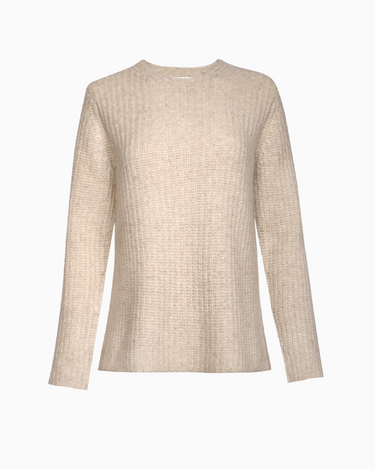 Vince Ribbed Donegal Tunic Sweater